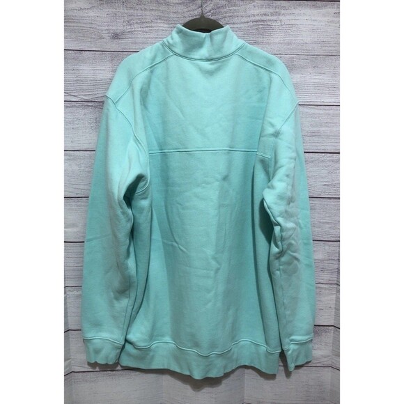 Columbia Men's Hart Mountain II Half-Zip Pullover Sweatshirt Sz XL NWOT Seafoam - Picture 5 of 6